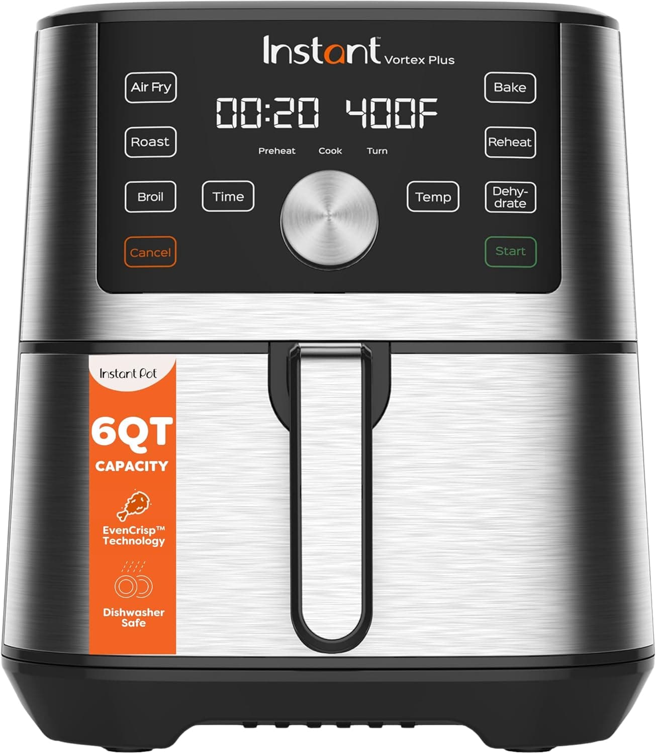 Instant Vortex Plus Air Fryer, 6 Qt