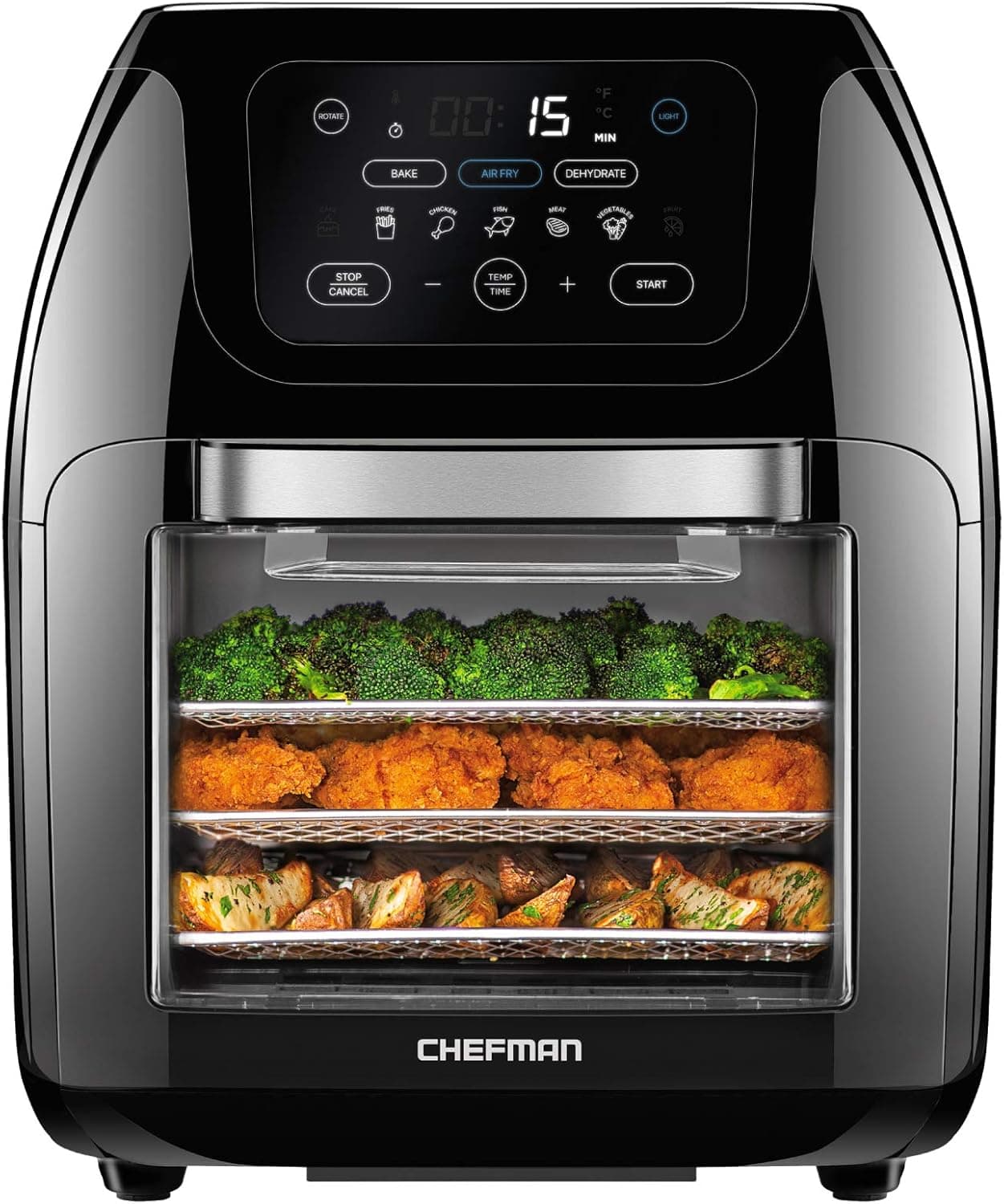 Chefman Rotisserie Air Fryer Oven, 10 L